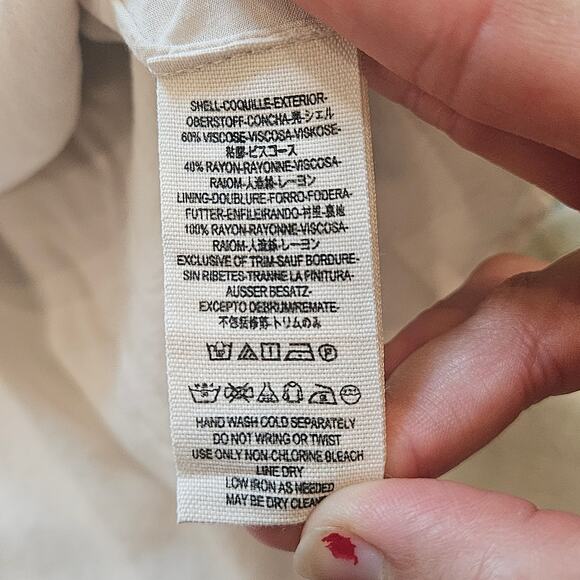 Free People Wanderer Mini Dress Womens Size S Ivory Combo Bell Sleeve Cut Out - Picture 15 of 16